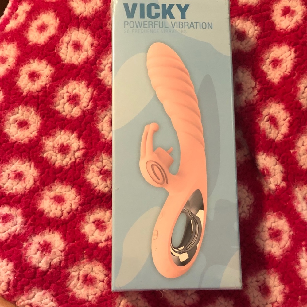 Vicky Powerful Super Dual Action Suction in Pink Silicone Dual-Stimulator